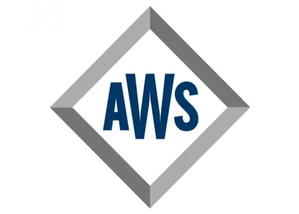 Logotipo de la American Welding Society, AWS.