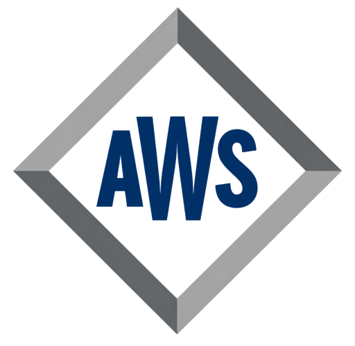 Logotipo de la American Welding Society, AWS.